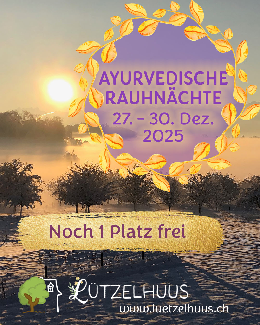 Ayurvedische Rauhnächte Retreat 27.-30.12.2025