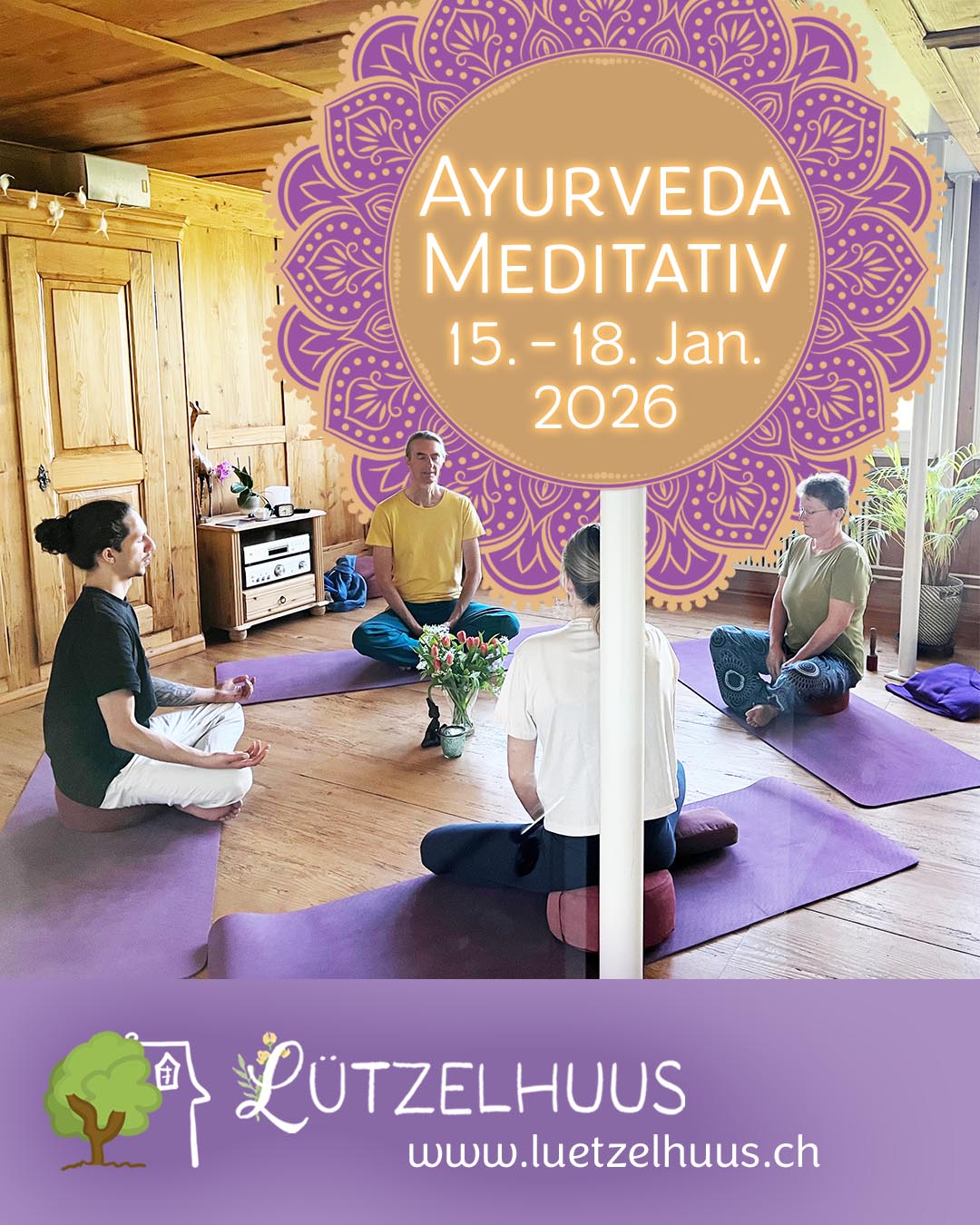 Retreat Ayurveda Meditativ 15.-18.1.2026