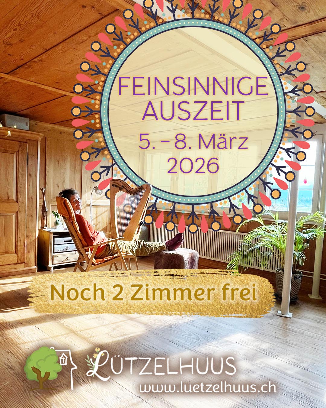 Retreat Feinsinnige Auszeit 5.-8.3.2026